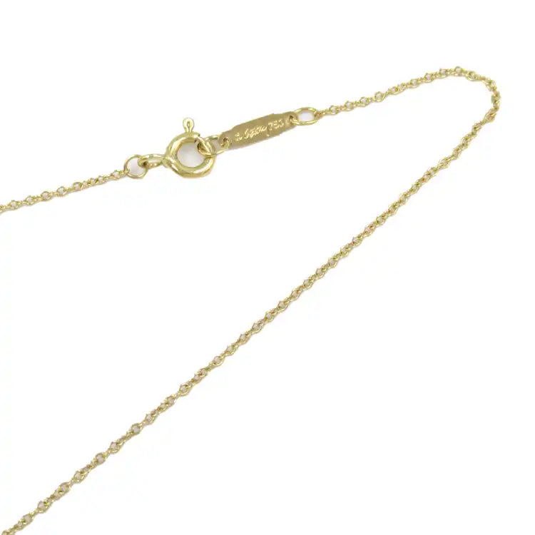 Tiffany 18K Yellow Gold Frank Gehry Orchid Drop Necklace