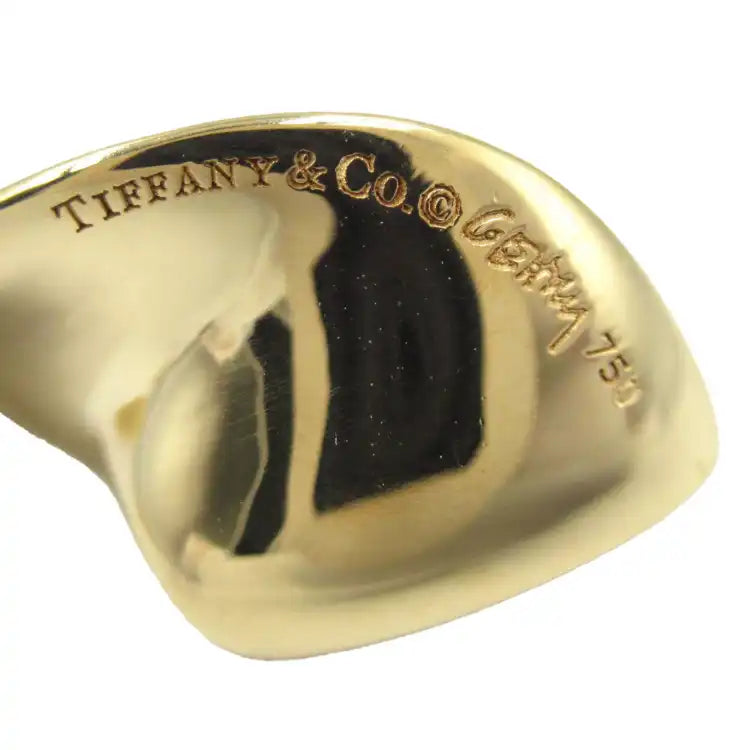 Tiffany 18K Yellow Gold Frank Gehry Orchid Drop Necklace