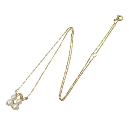 van cleef and arpels 18K Yellow Gold and Akoya Pearls Necklace