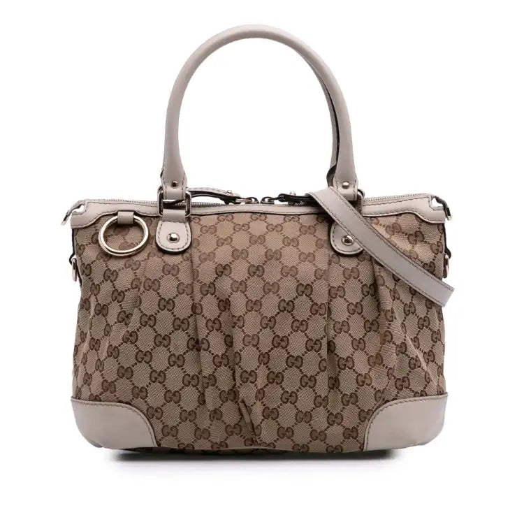 Gucci GG Canvas Sukey Satchel