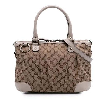 Gucci GG Canvas Sukey Satchel