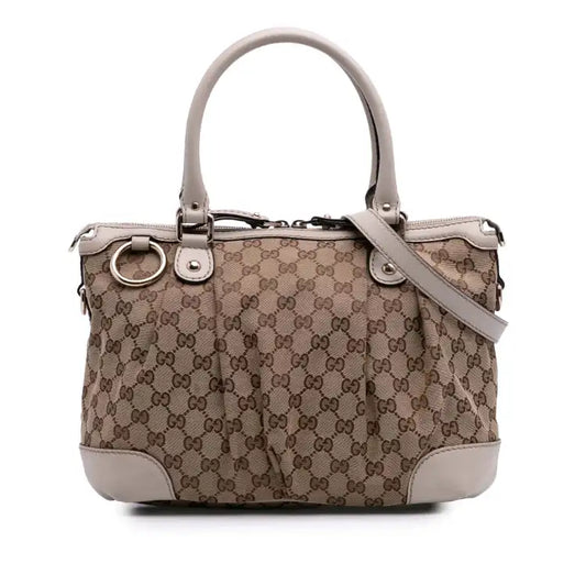 Gucci GG Canvas Sukey Satchel