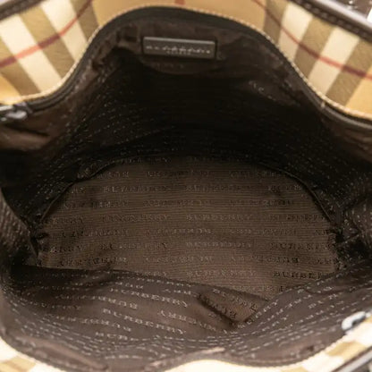 Burberry House Check Coated Canvas Bucket Bag