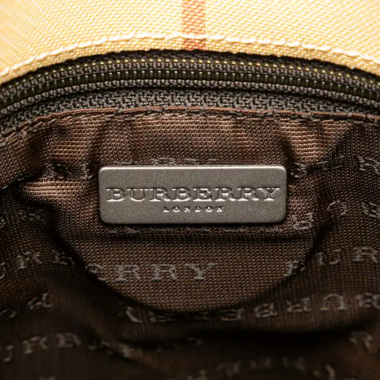 Burberry House Check Coated Canvas Bucket Bag