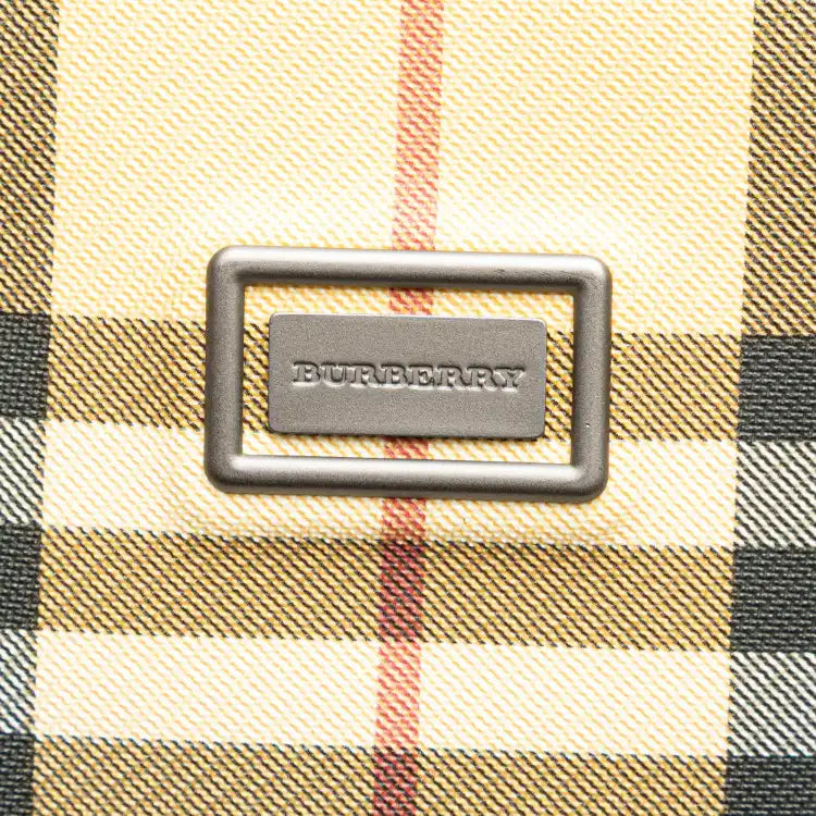 Burberry House Check Coated Canvas Bucket Bag