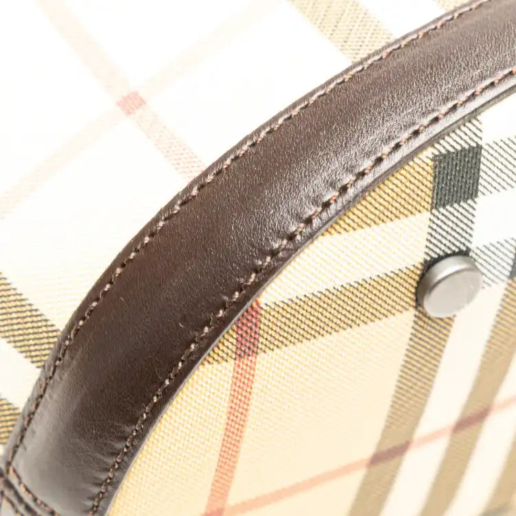 Burberry House Check Coated Canvas Bucket Bag