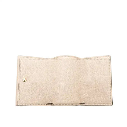 Louis Vuitton Leather Lockmini Wallet