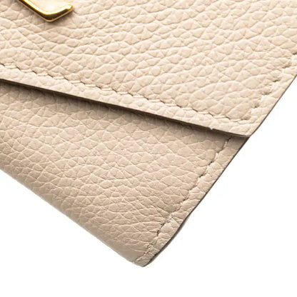 Louis Vuitton Leather Lockmini Wallet