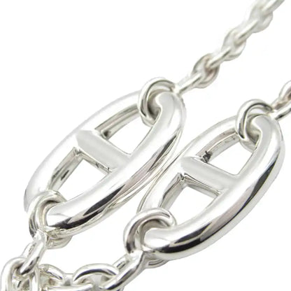 Hermès Sterling Silver Chain d'Ancre Farandole Necklace