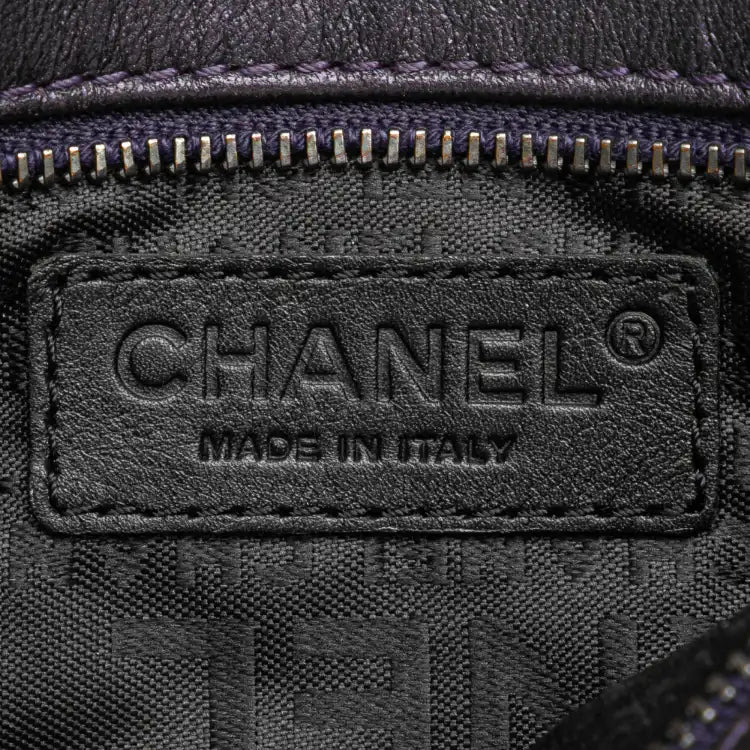 Chanel Embossed Lambskin Camellia Chain Pochette