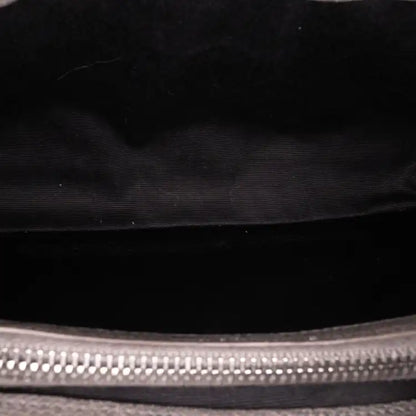 Saint Laurent Medium Quilted Chevron Sheepskin College Satchel