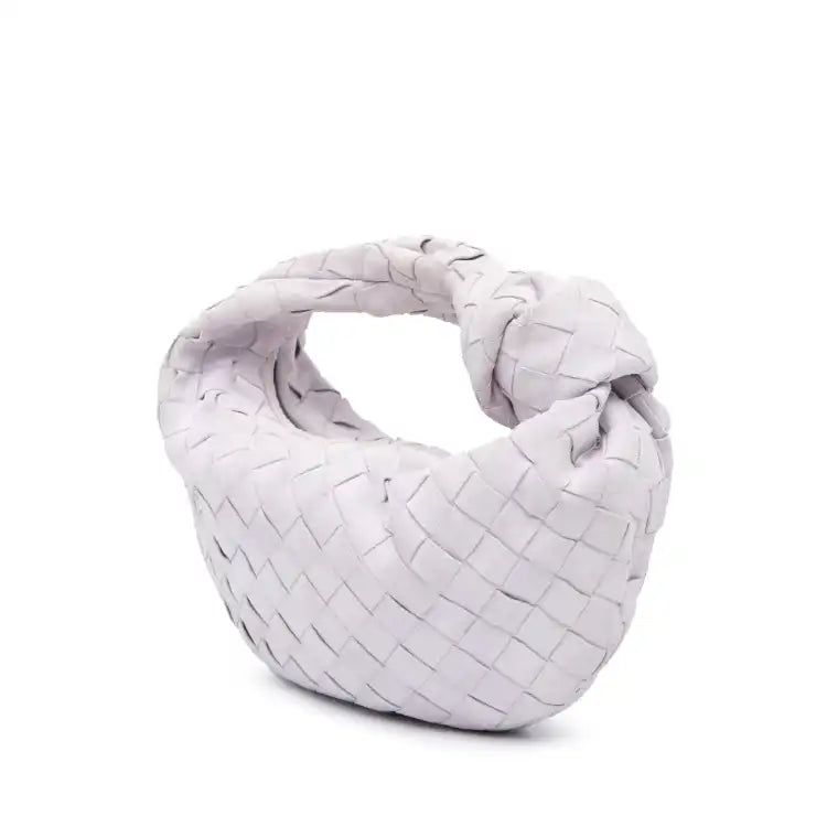 Bottega Veneta Mini Suede Intrecciato Jodie