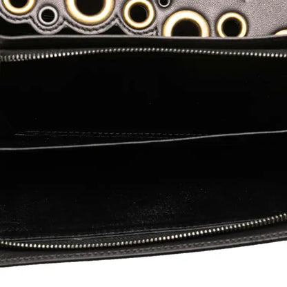 Bottega Veneta Nappa Intrecciato Grommet Scalloped Edge Long Wallet