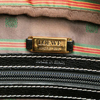 LOEWE Leather Velazquez Twist Duffle Bag