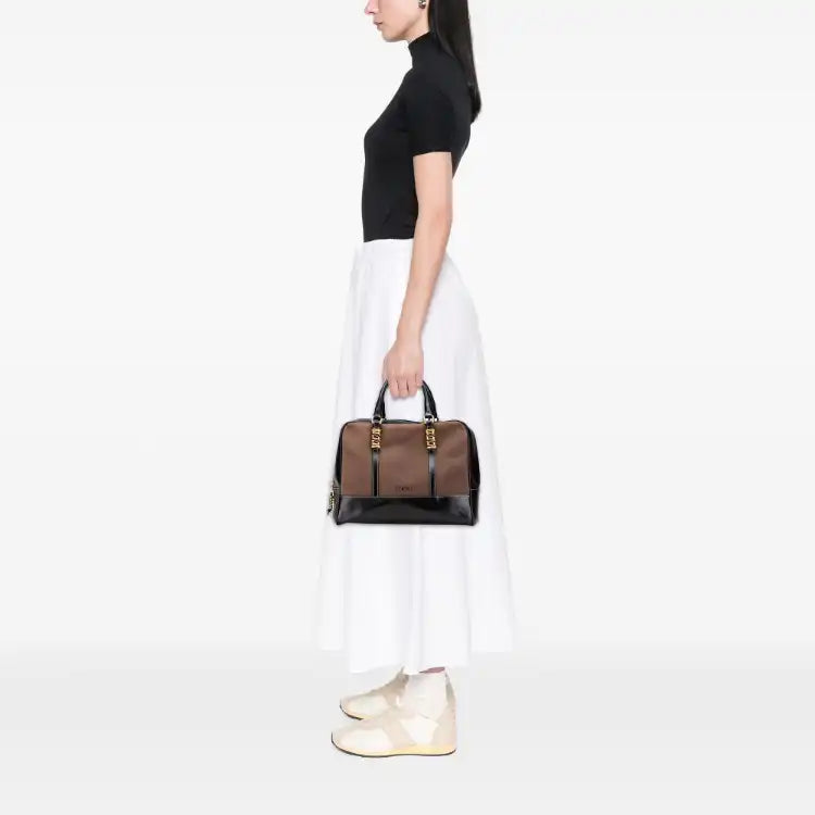 LOEWE Leather Velazquez Twist Duffle Bag