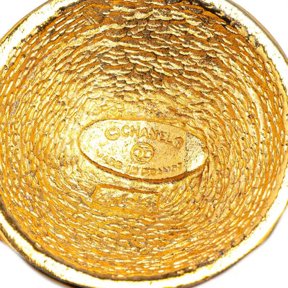 Chanel Gold Plated CC Quilted Medallion Bracelet