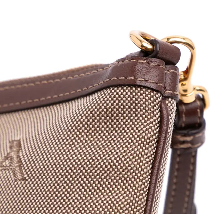 Prada Canvas Canapa Logo Pouch