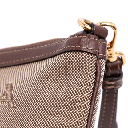 Prada Canvas Canapa Logo Pouch