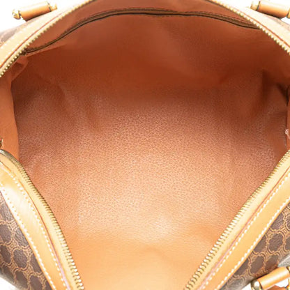Celine Macadam Coated Canvas Boston Bag