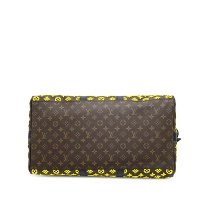 Louis Vuitton Monogram Tuffetage Triangle Keepall Bandouliere 50