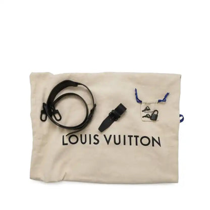 Louis Vuitton Monogram Tuffetage Triangle Keepall Bandouliere 50