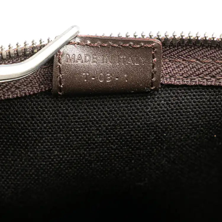 Burberry Tonal Check Coated Canvas Travel Bag