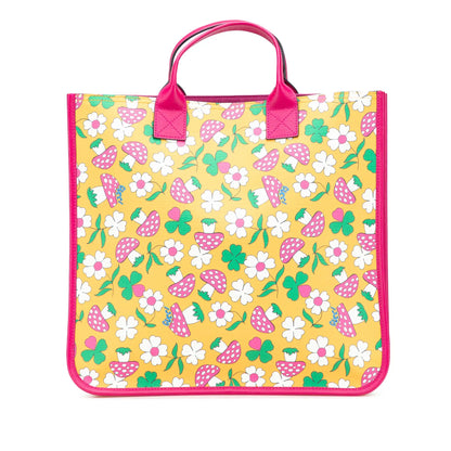 Gucci Childrens Canvas Flower and Mushroom Tote