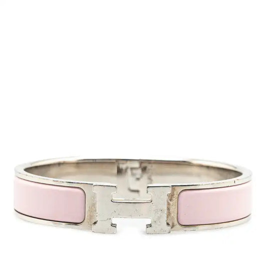 Hermès Narrow Enamel Clic H Bracelet PM