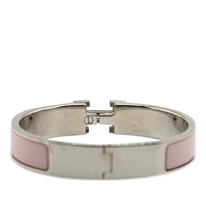 Hermès Narrow Enamel Clic H Bracelet PM