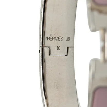 Hermès Narrow Enamel Clic H Bracelet PM