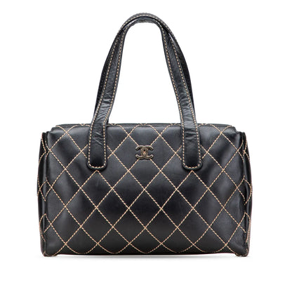 Chanel Medium CC Calfskin Wild Stitch Tote
