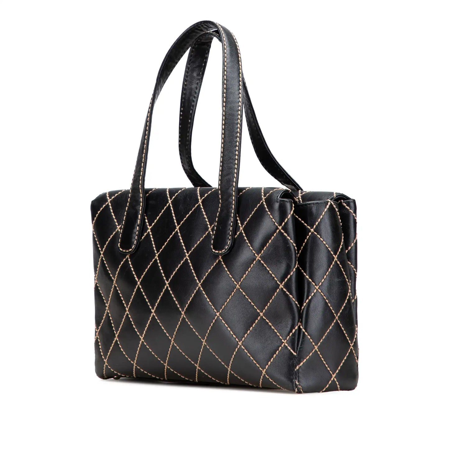 Chanel Medium CC Calfskin Wild Stitch Tote