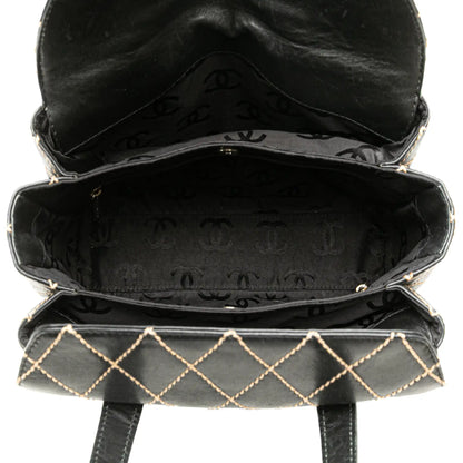 Chanel Medium CC Calfskin Wild Stitch Tote