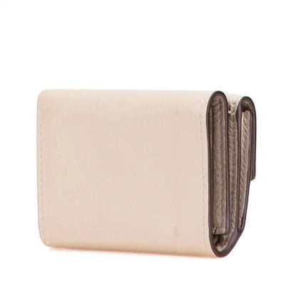 Louis Vuitton Leather Lockmini Compact Wallet
