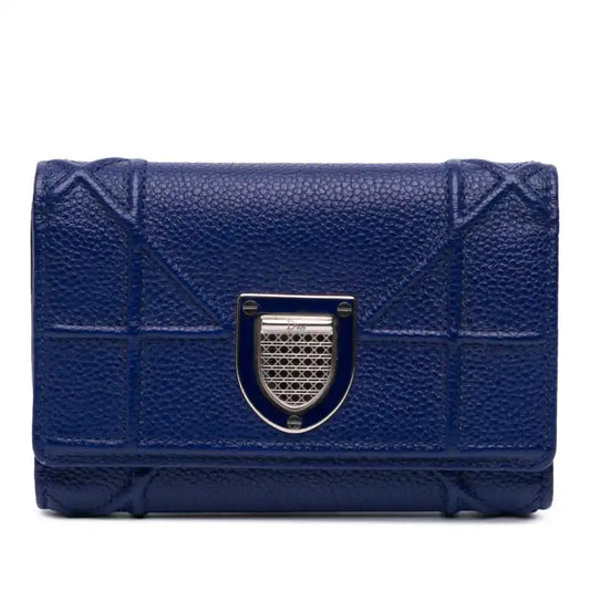 Dior Grained Calfskin Diorama Elancee Wallet