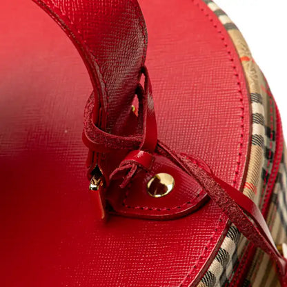 Burberry Haymarket Check Canvas Vanity Bag