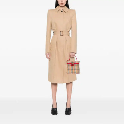 Burberry Haymarket Check Canvas Vanity Bag