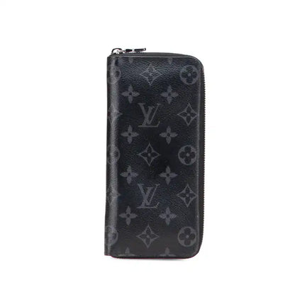 Louis Vuitton Monogram Eclipse Vertical Zippy Wallet