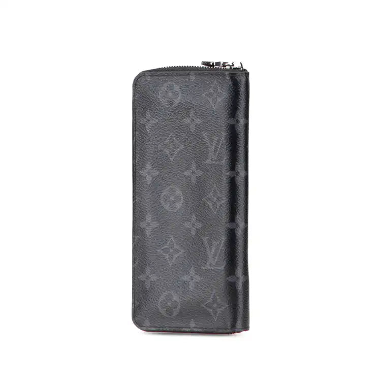 Louis Vuitton Monogram Eclipse Vertical Zippy Wallet
