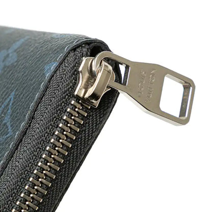 Louis Vuitton Monogram Cobalt Striped Vertical Zippy Wallet