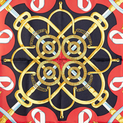 Hermès Eperon d'Or Silk Scarf