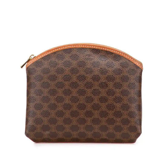 Celine Macadam Coated Canvas Pouch