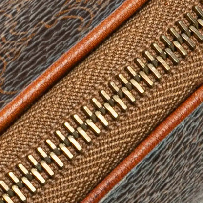 Celine Macadam Coated Canvas Pouch