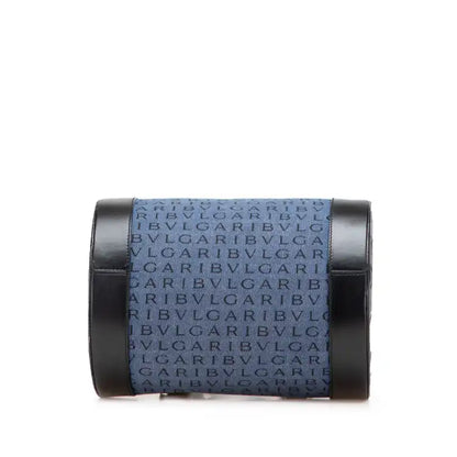 Bvlgari Logomania Denim Cylinder Handbag