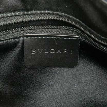 Bvlgari Logomania Denim Cylinder Handbag