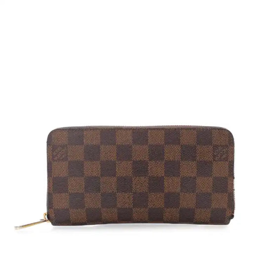 Louis Vuitton Damier Ebene Zippy Long Wallet