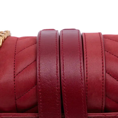 Saint Laurent Medium Iridescent Calfskin Triquilt Monogram College Bag