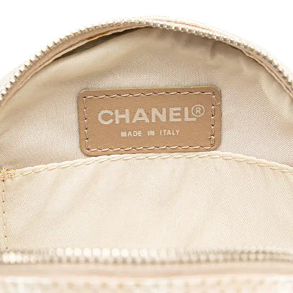 Chanel New Travel Line Nylon Round Pouch