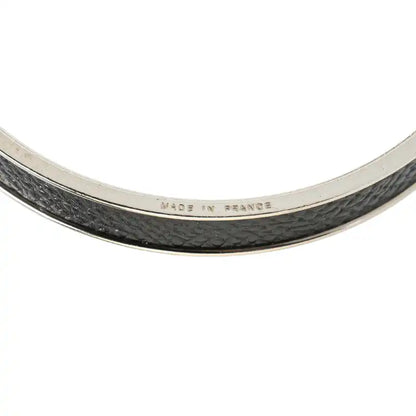 Hermès Leather Kelly Cadena Lock Bangle Bracelet