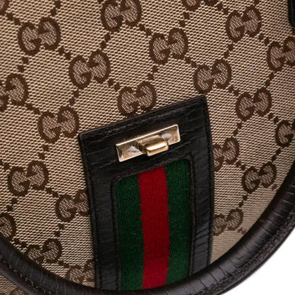 Gucci GG Canvas Web Junco Handbag